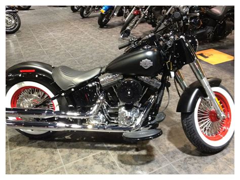 Capitol Harleys Customized Softail Slim With Retro White Walls And Red