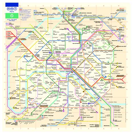 Paris Metro Map With Attractions Map The Best Porn Website