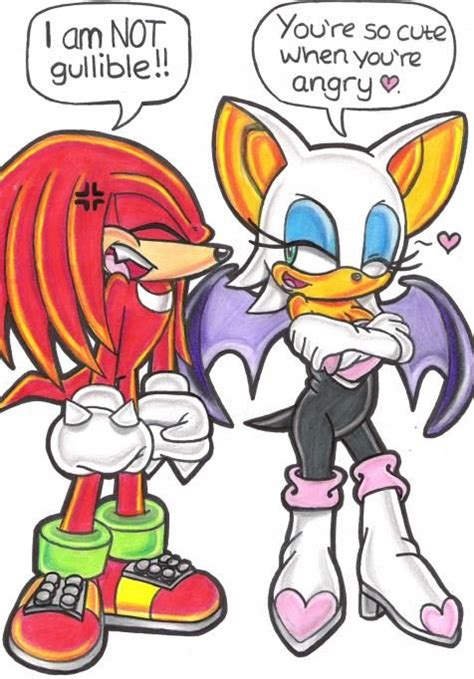 Knucklesxrouge By Pendulonium On Deviantart Sonic The Movie Sonic Funny Rouge The Bat