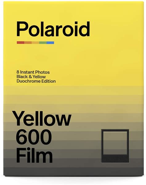 Film Instant Polaroid Duochrome 600 Film Black And Yellow Edition