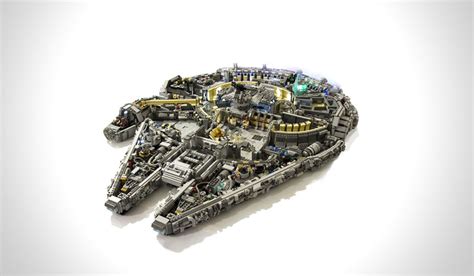 10000 Piece Lego Millennium Falcon Muted