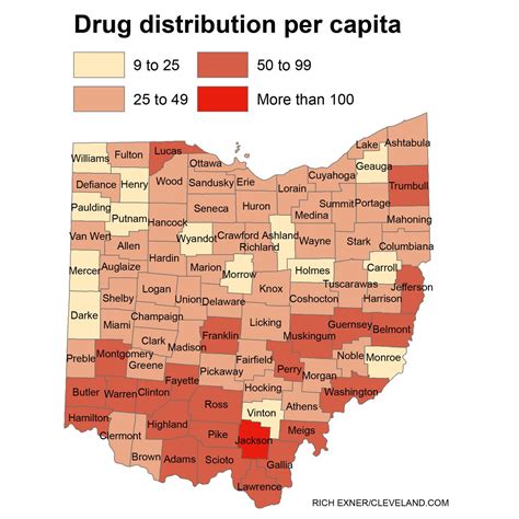 Dea Data On Ohio Shows How Drug Companies Poured Billions Of Pills Into