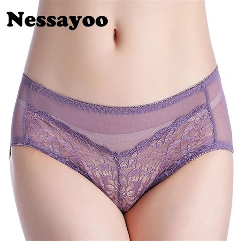 Plus Size Hot Underwear Women Panties Briefs For Female Hipster Underpant Sexy Lingerie Lace