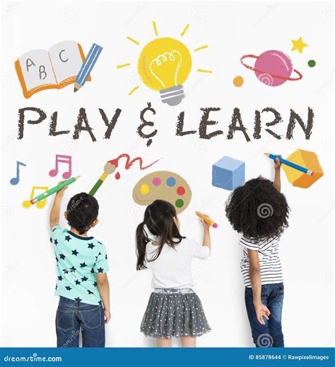 Learn Play Education Learning Icon Stock Photo Image Of Idea Child