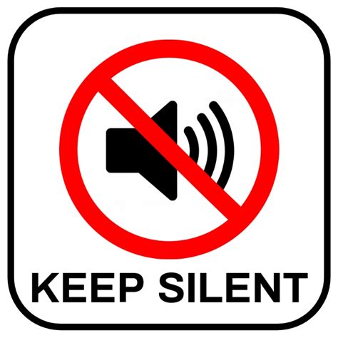 keep silent images