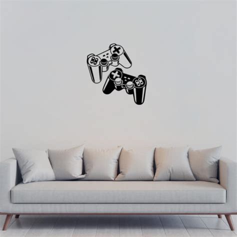 Gamepad Joysticks Wall Sticker Gaming Kids Children Boys Girls