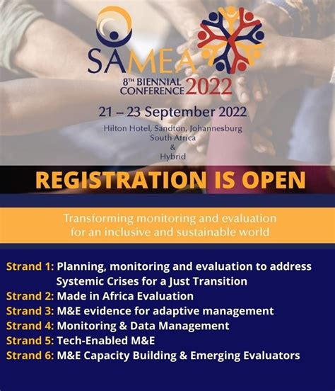 South African Monitoring And Evaluation Association 8th Biennial