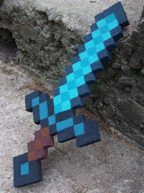 Minecraft Blue Sword Woodslima