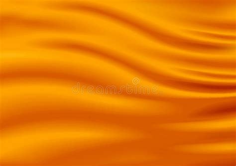 Orange Satin Colored Fabric Material Designed Background Stock Photo