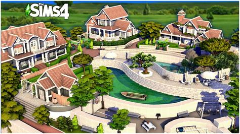 Ive Built A Complete Town In Sims 4 😱 No Cc Speed Build Kate