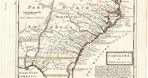 Historical Map Of North Carolina Old North Carolina Maps