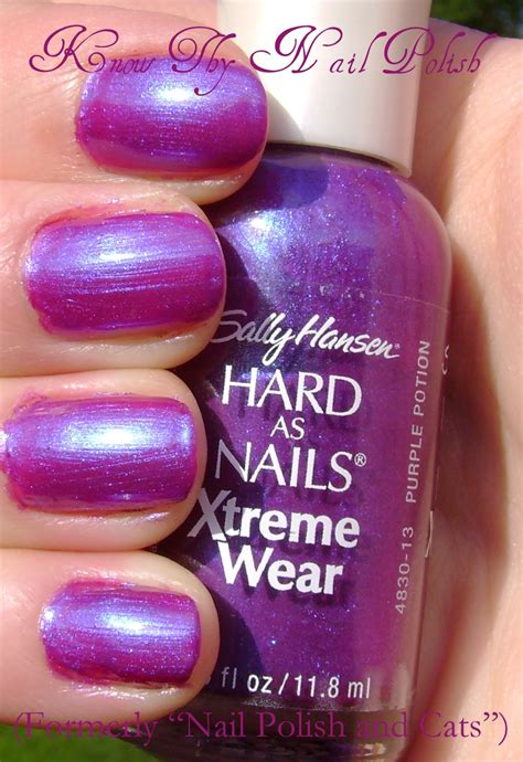 Sally Hansen Purple Potion Awesome In The Summer Nails