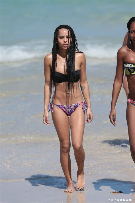 Zoe Kravitz On The Beach In Miami Pictures Popsugar Celebrity Photo 5