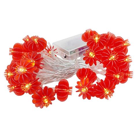 Kaigelin 1080 Led Red Lantern String Lights For New Year Spring