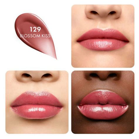 Guerlain Kisskiss Shine Bloom Lipstick 129 Blossom Kiss 32g