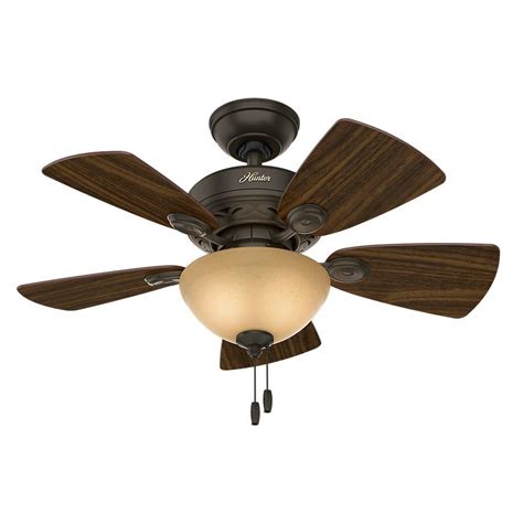 Get free shipping on qualified hunter, outdoor ceiling fans with lights or buy online pick up in store today in the lighting department. Hunter Watson 34 in. Indoor New Bronze Ceiling Fan with ...