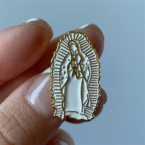 Virgen De Guadalupe Pin Virgin Mary Pin Etsy