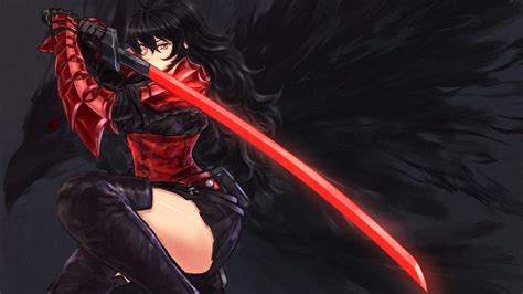Anime Bad Girl With Sword Wallpapers Wallpaper Cave
