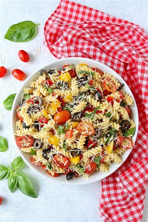 Then you take some out and mix it with something else to create a number of different. Easy Pasta Salad