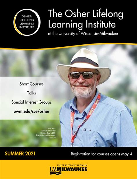 Osher Lifelong Learning Institute At Uwm Catalog Summer 2021 By University Of Wisconsin