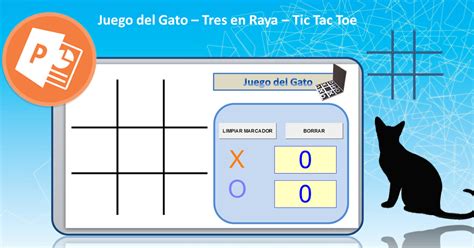 Juego Del Gato Tres En Raya Tic Tac Toe En Powerpoint Con Macros