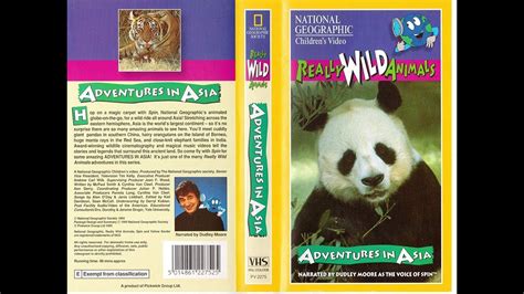 Original Vhs Closing Really Wild Animals Adventures In Asia Uk