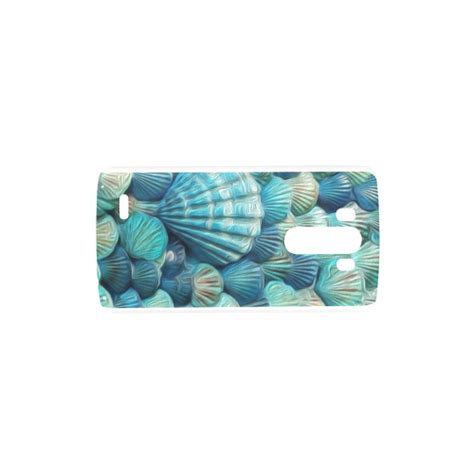 Painted Blue And Green Seashells Hard Case For Lg G3 Id D592423