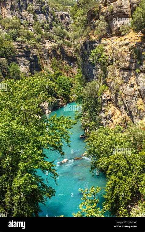 Koprucay River Gorge In Koprulu National Park In Turkey In Antalya