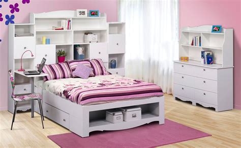 Girls full size bedroom sets with double beds (with images. Nexera Pixel Youth Full Size Tall Bookcase Storage Bedroom ...