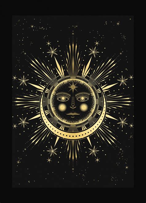 Sun Moon Affair Art Print Cocorrina® And Co