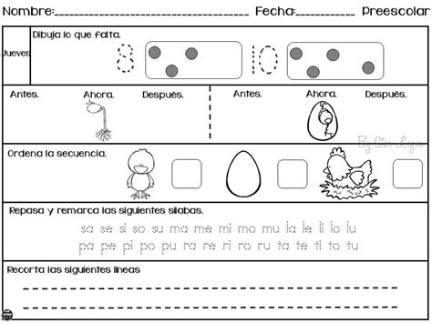 Cuaderno De Repaso Para Preescolar E Infantil 14 Imagenes Educativas