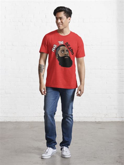 James Harden Fear The Beard T Shirt By Diffy Redbubble