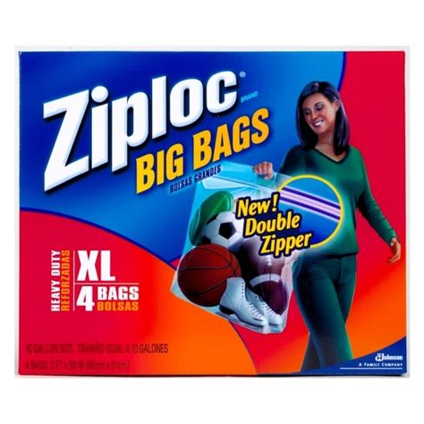 Ziploc 3 Pack Xxl Plastic Big Bags At
