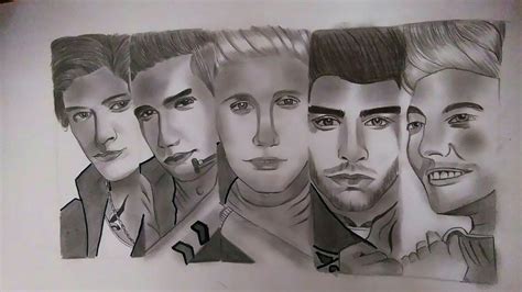 Drawing One Direction Youtube
