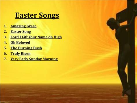 Ppt Easter Songs Powerpoint Presentation Free Download Id1560966