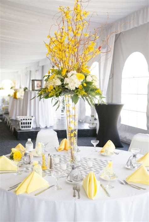 Beautiful Yellow And Grey Themed Wedding In 2023 Grey Wedding Decor