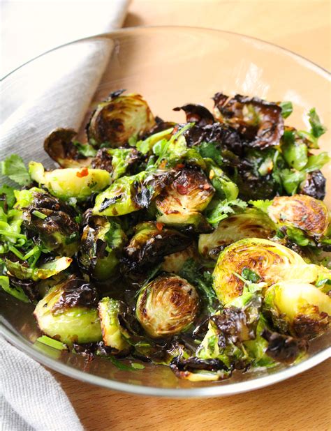 The last minute of cooking, add the garlic and stir in to. Roasted Brussels Sprouts with Fish Sauce - Dinner With ...