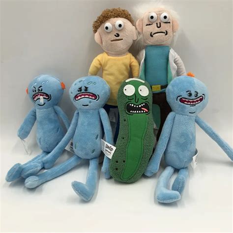 New Toys 10pcslot Rick Morty Pickled Cucumbers Stuffed Doll Cartoon