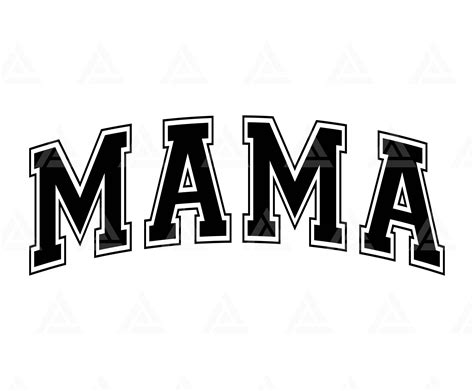 Mama Svg Mama Varsity Svg Mom Life Mama Png Mama Shirt Etsy España