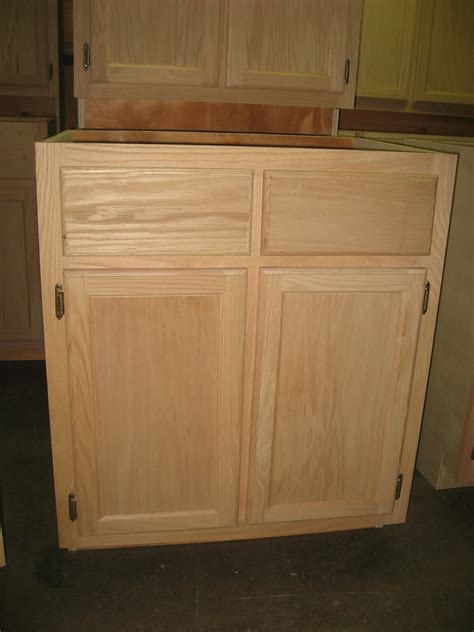 Our unfinished oak cabinets can be painted or stained to your liking, while poplar are paint grade only. Blue Ridge Surplus: Oak Unfinished Cabinets
