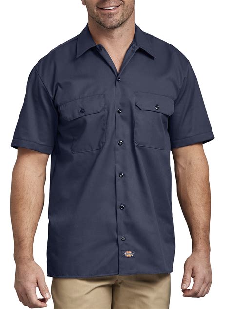 Dickies Dickies Mens And Big Mens Short Sleeve Twill Work Shirt