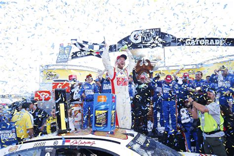 Congratulations to jeff gordon for his 2015 and jimmie johnson for his 2016 win. Flashback Friday: Dale Earnhardt Jr wins his own ...