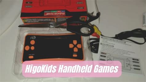 Higokids Portable Handheld Games Review Classic Retro Video Games