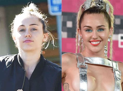 Miley Cyrus From Stars Without Makeup E News