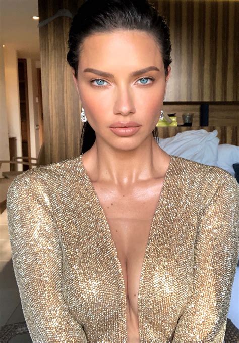 Adriana Lima Gets Ready For The Annual Amfar Gala In Cannes With Makeup