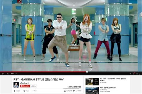 Psys ‘gangnam Style Is Most Watched Video On Youtube Wsj