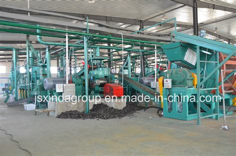 Tire Recycling Plant Whole Scrap Automatic Tyre Recycling Line China Scrap Rubber Recycling