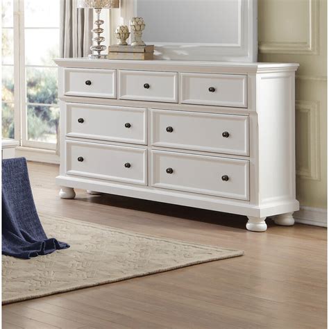 Keep your bedroom tidy with the stylish, convenient storage space of an essential home anderson 4 drawer dresser. Charlton Home Ulverst 7 Drawer Double Dresser & Reviews ...