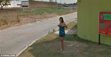 Caught In The Act Unlucky Prostitutes Caught Plying Their Trade On Google Street View Daily