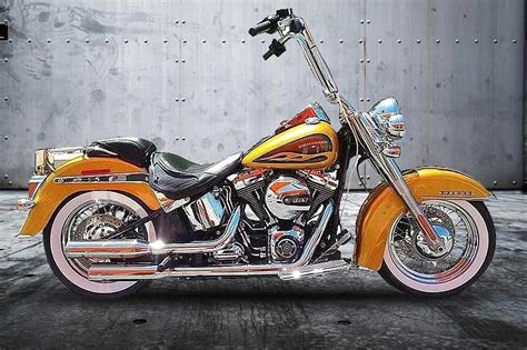 2016 Harley Davidson Flstn Softail Deluxe Hard Candy Gold Flake